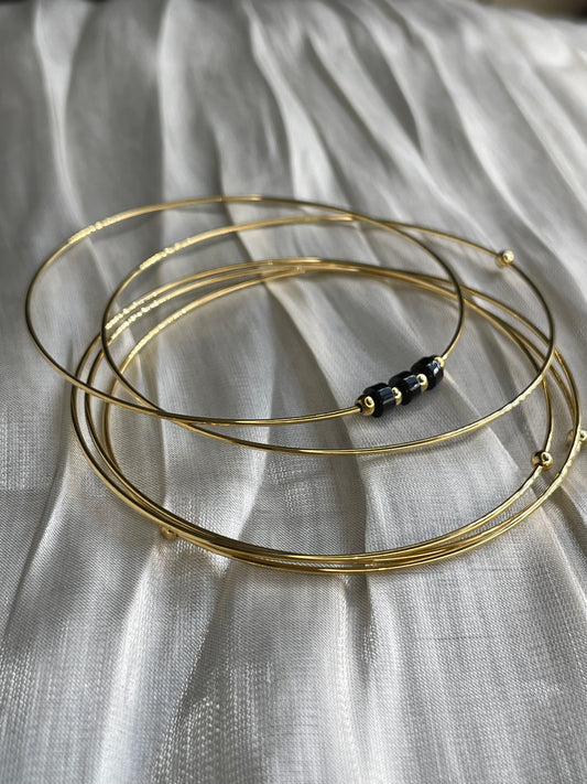 Bracelets Joncs en Acier Inoxydable