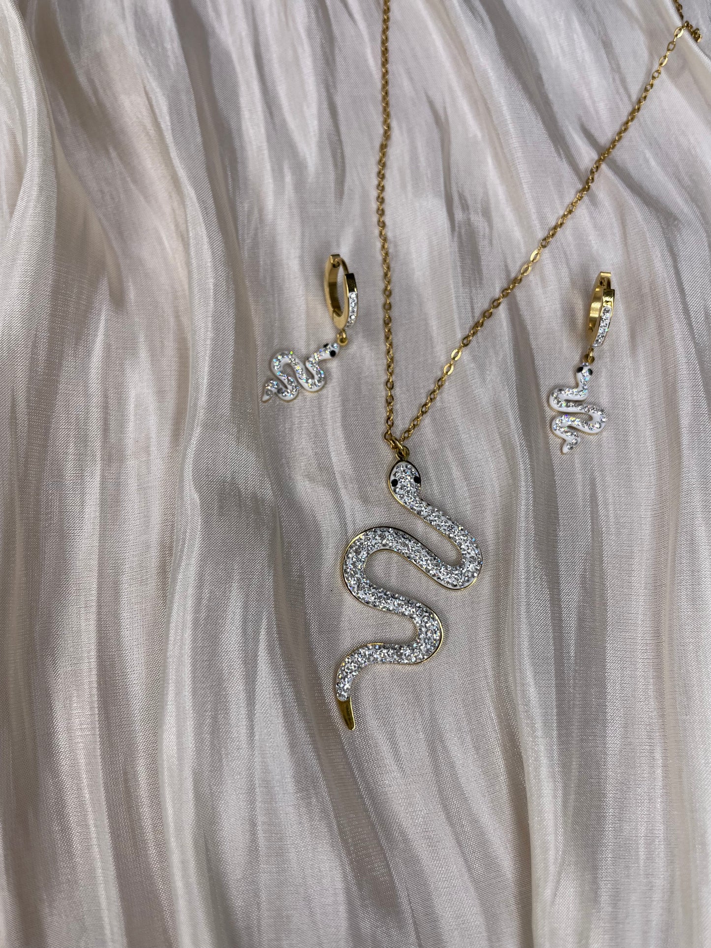 Parure Serpent d’or