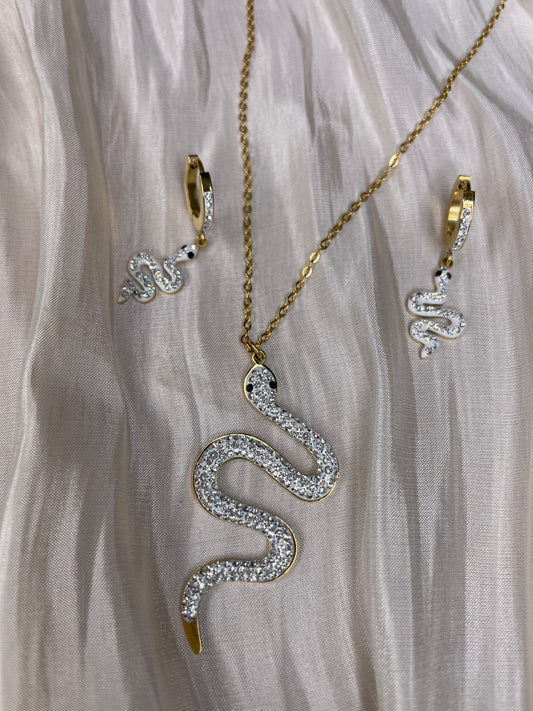 Parure Serpent d’or